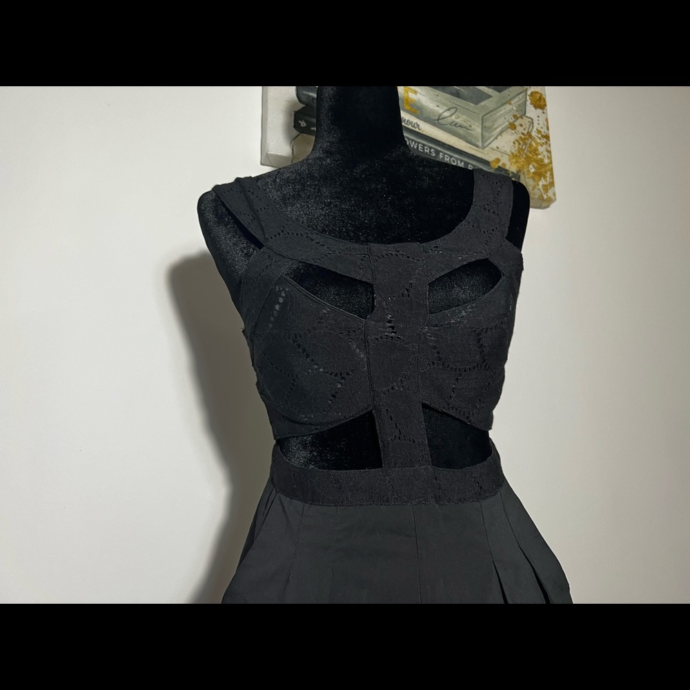 Black Reverse Romper, size M